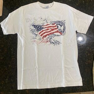 White Graphic Men's T-Shirt